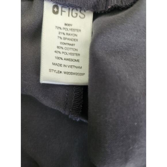 Figs Zamora Jogger scrub pants womens XL/P Gray zip pocket nurse medical office - Picture 5 of 7